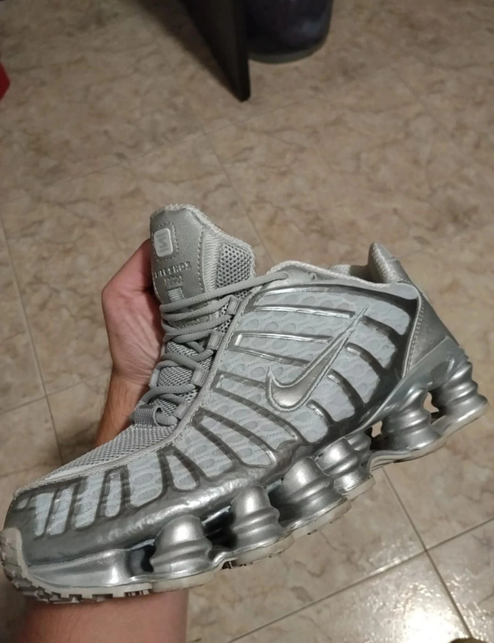 Nike Shox TL Plateadas